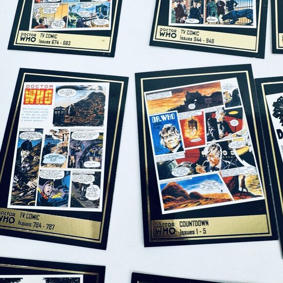 Doctor Who 'The Definitive Collection Series 2' Foil Stamped F1 - F11 Lot - Picture 6 of 13